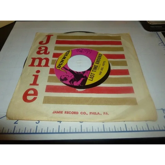 THE DEL-VETTS Last Time Around & Every Time Garage Rock 45 DUNWICH #D-125 1st
